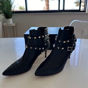 Valentino Rockstud Ankle Bootie